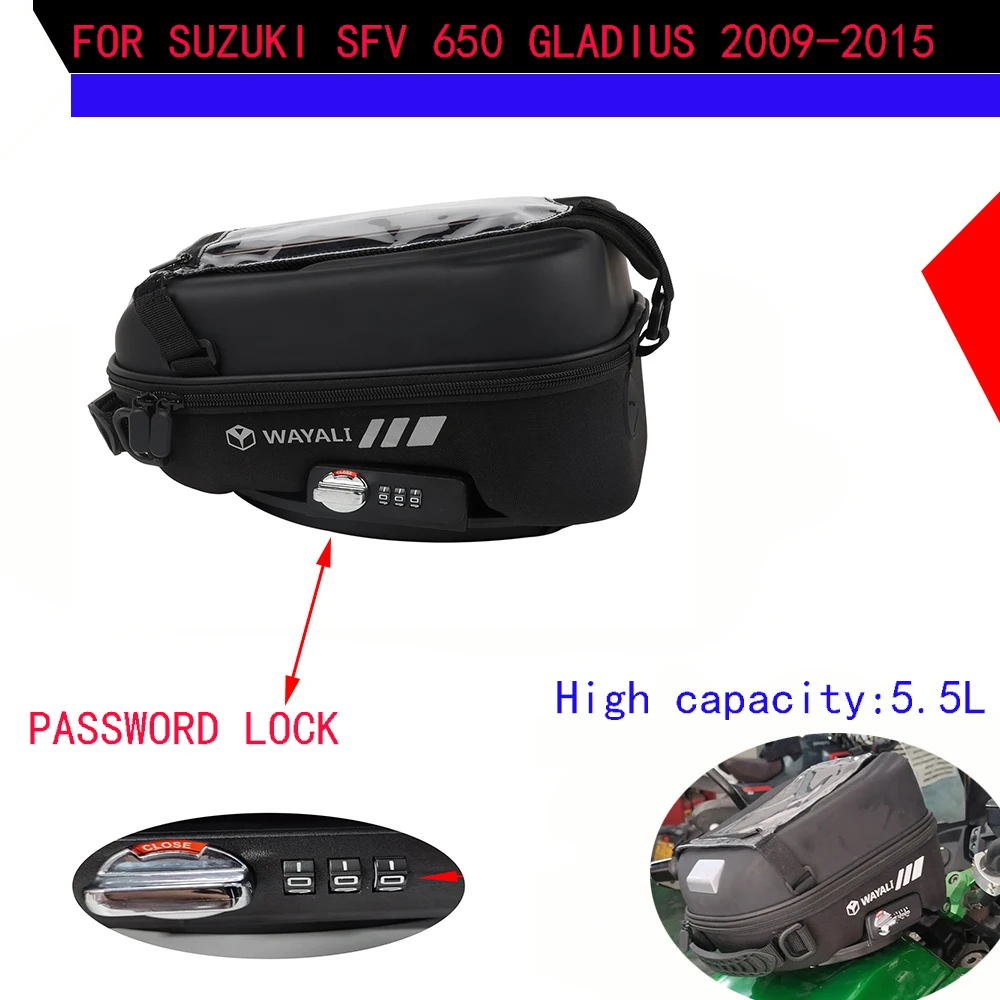 Motorcycle Waterproof Tank Bag For SUZUKI SFV650 SFV 650 GLADIUS 2009 2010 2011 2012 2013 2014 2015 Backpack Racing Luggage
Motorcycle Waterproof Tank Bag For SUZUKI SFV650 SFV 650 GLADIUS 2009 2010 2011 2012 2013 2014 2015 Backpack Racing Luggage