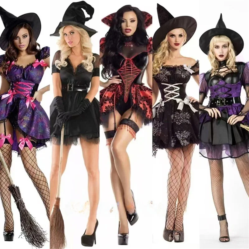 Gothic Queen Halloween Costume Women's Witch Cosplay Outfit Short Skirt Demon Suit Club Performance Clothes
Gothic Queen Halloween Costume Women's Witch Cosplay Outfit Short Skirt Demon Suit Club Performance Clothes