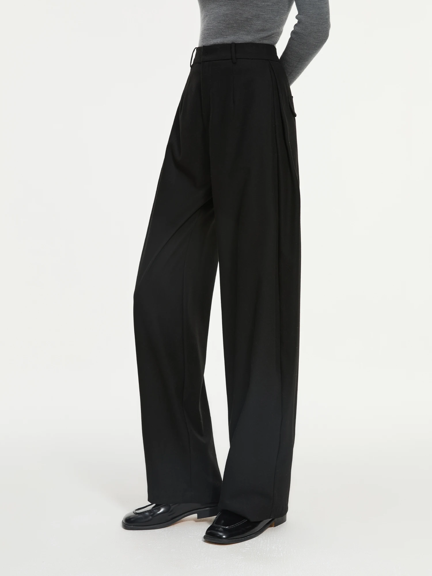 FSLE Office Lady Casual Floor Bending Knife Pants for Women Autumn/winter 2024 New Versatile High Waisted Pants 24FS14402
FSLE Office Lady Casual Floor Bending Knife Pants for Women Autumn/winter 2024 New Versatile High Waisted Pants 24FS14402