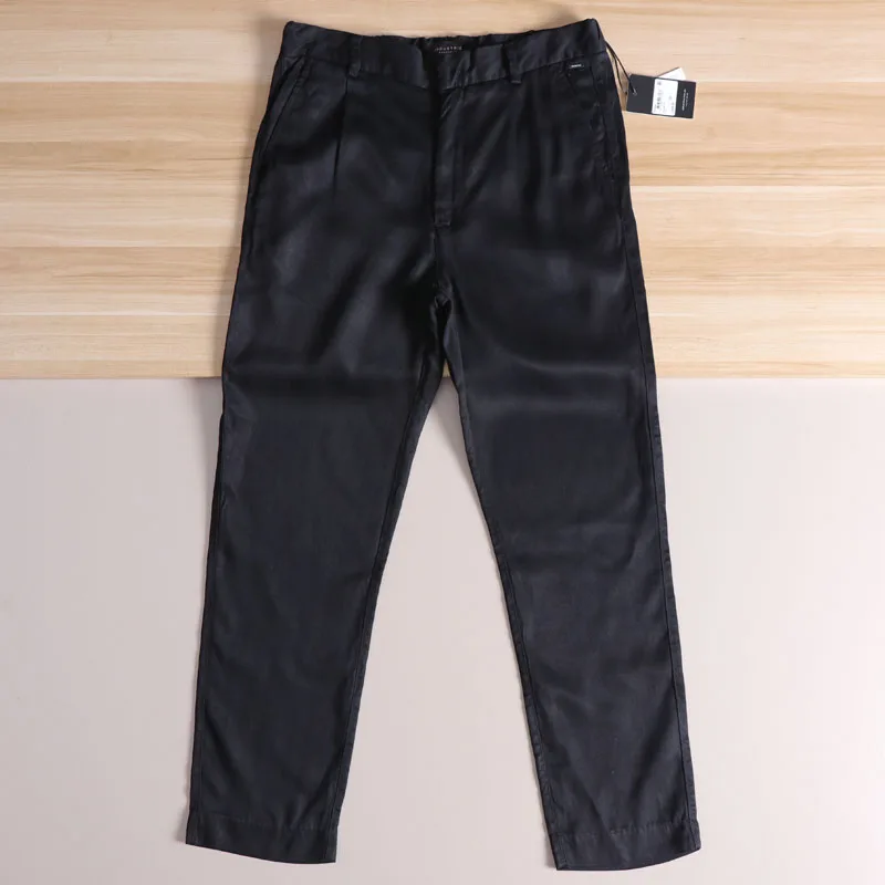 Linen Fiber Men's Casual Pants Smooth Drapey Glossy Autumn Twill Breathable Straight Leg Casual Pants West Pants
Linen Fiber Men's Casual Pants Smooth Drapey Glossy Autumn Twill Breathable Straight Leg Casual Pants West Pants