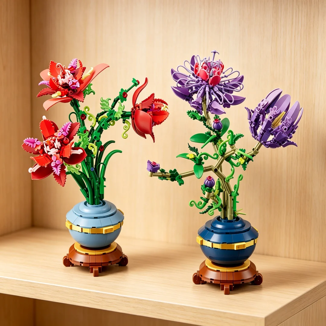 2026 MOC Red Bouquet Floral Ornament Building Block Model Set Eternal Home Desk Plant Decor Bricks Gift Toy Valentine's Day Gift
2026 MOC Red Bouquet Floral Ornament Building Block Model Set Eternal Home Desk Plant Decor Bricks Gift Toy Valentine's Day Gift