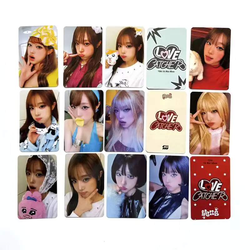 KPOP YENA 6pcs/set5th Mini Album “LOVE CATCHER” Lomo Cards Postcards Gift Cards Collectible Cards HD Photo Cards
KPOP YENA 6pcs/set5th Mini Album “LOVE CATCHER” Lomo Cards Postcards Gift Cards Collectible Cards HD Photo Cards