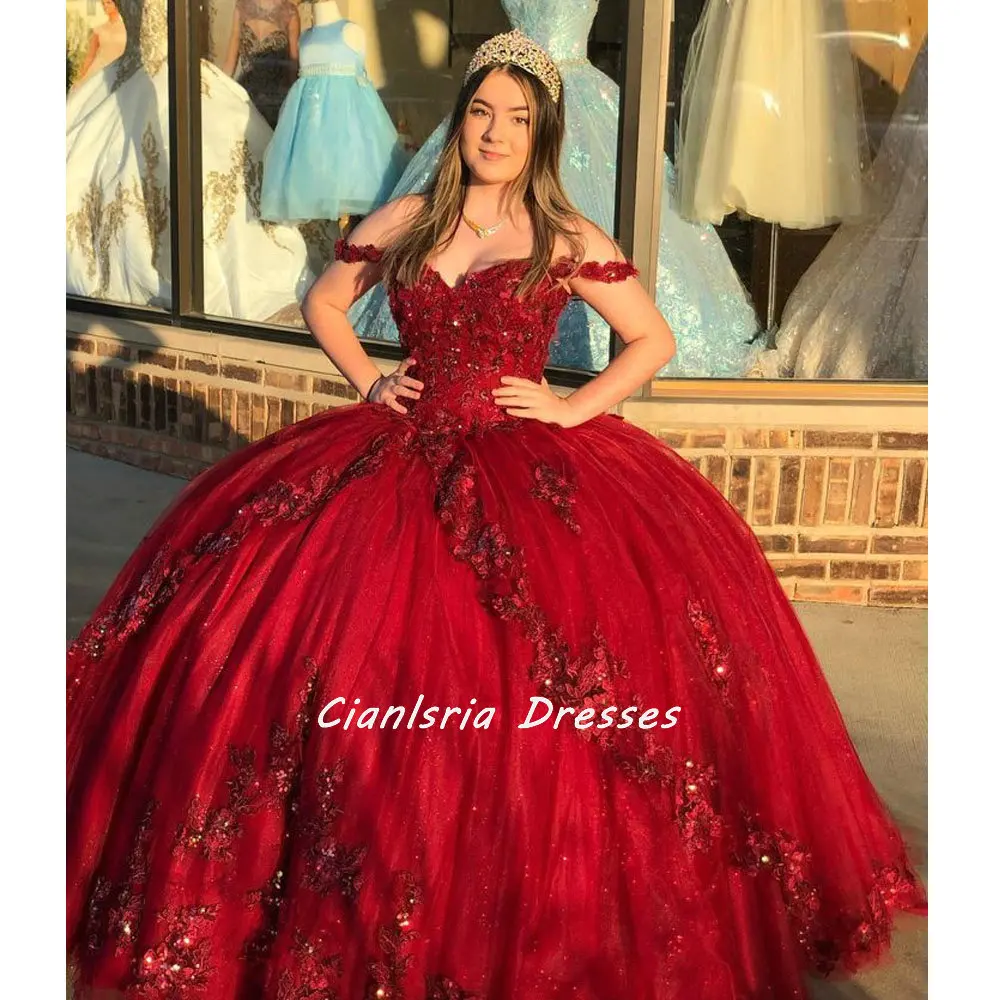 Красное платье Quinceanera с 3D цветами и блестками, бальное платье с открытыми плечами, корсет, Vestidos De XV Anos
Красное платье Quinceanera с 3D цветами и блестками, бальное платье с открытыми плечами, корсет, Vestidos De XV Anos