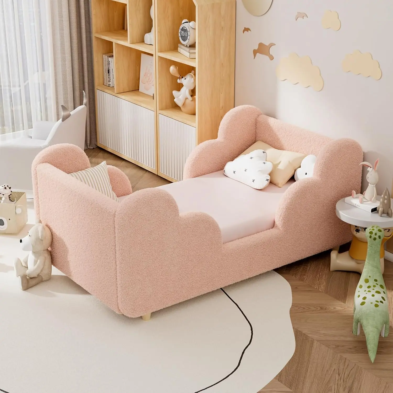 Детская кровать-манеж — напольная кровать для малышей, каркас детской кровати с бортиками и изголовьем, стандартный размер детской кроватки для девочек 3-7 лет
Детская кровать-манеж — напольная кровать для малышей, каркас детской кровати с бортиками и изголовьем, стандартный размер детской кроватки для девочек 3-7 лет