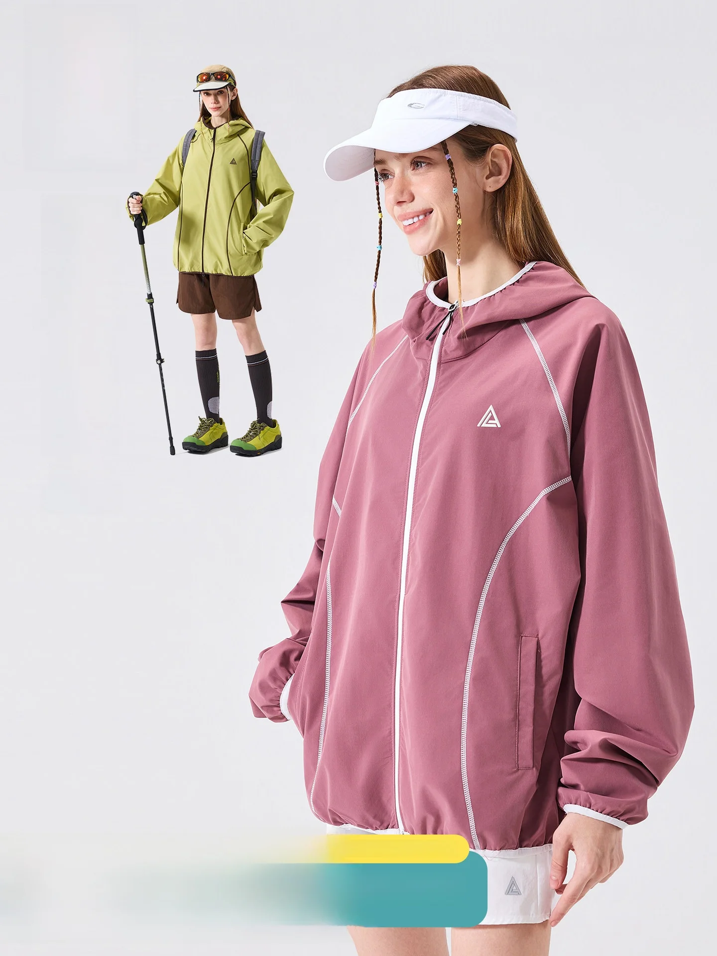 LAZY DAY Outdoor Lightweight Loose Women's Jacket with Hood Quick Dry Breathable Cool Feeling Polyamide Fiber Zipper Closure
LAZY DAY Outdoor Lightweight Loose Women's Jacket with Hood Quick Dry Breathable Cool Feeling Polyamide Fiber Zipper Closure