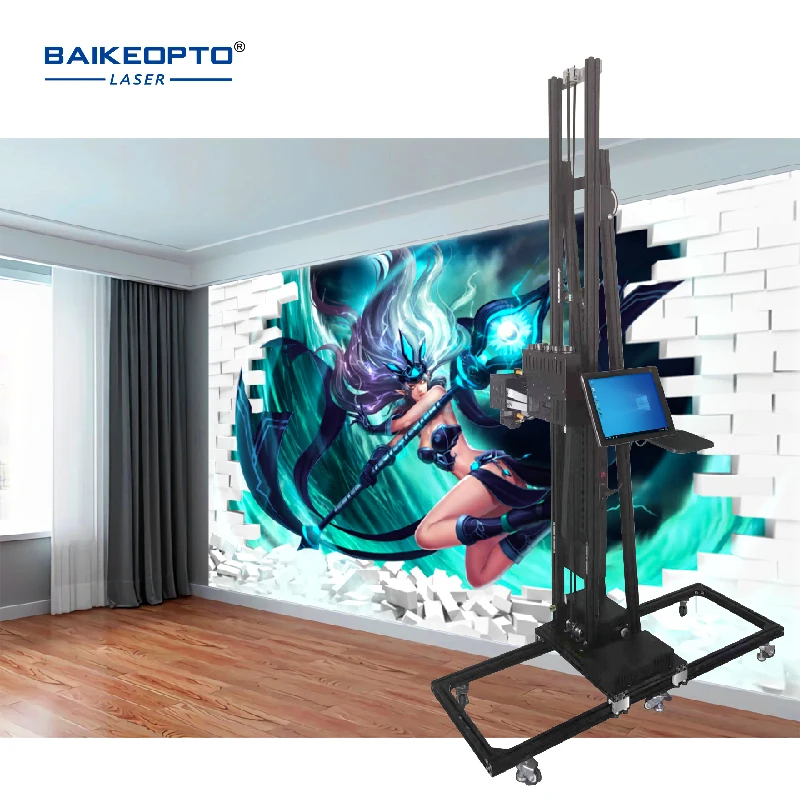 BK-UP700T EPSON DX7 printhead Portable and fully automatic 3D wall painting machine
BK-UP700T EPSON DX7 printhead Portable and fully automatic 3D wall painting machine