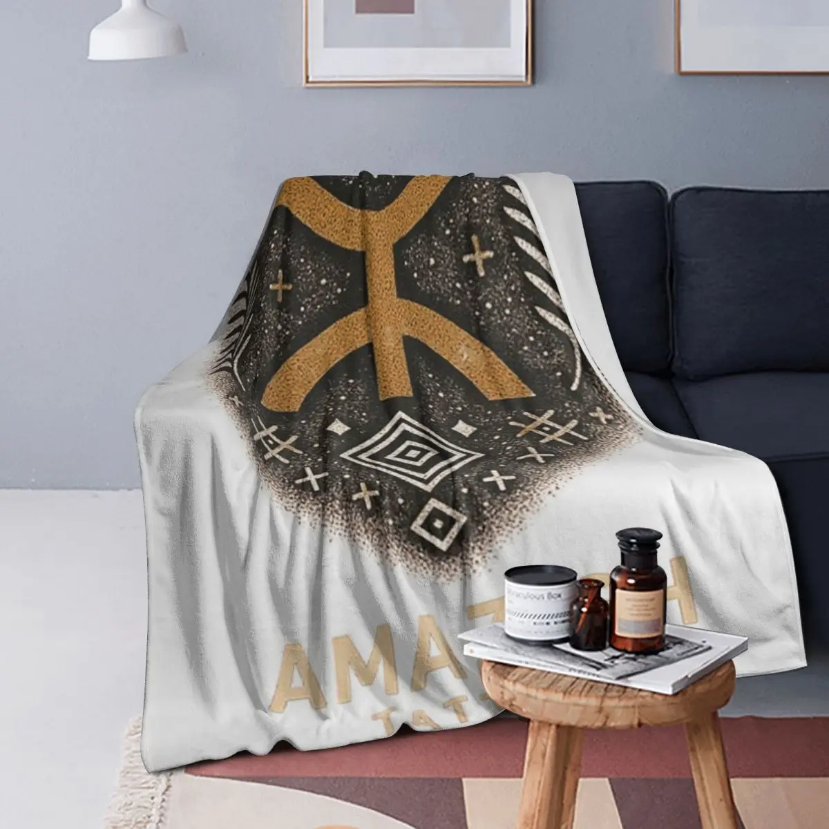 YAZ Amazigh Symbol Tamazight People Blanket Soft Warm Flannel Throw Blanket Cover for Bed Living room Picnic Travel Home Couch
YAZ Amazigh Symbol Tamazight People Blanket Soft Warm Flannel Throw Blanket Cover for Bed Living room Picnic Travel Home Couch