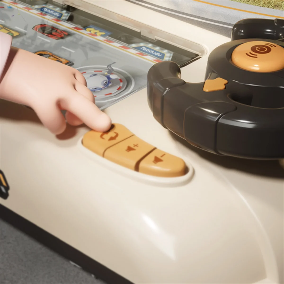 Driving Simulator with Music and Vehicle Sound Effects Interactive Simulation Toy Car Racing Adventure Toy for Kids
Driving Simulator with Music and Vehicle Sound Effects Interactive Simulation Toy Car Racing Adventure Toy for Kids