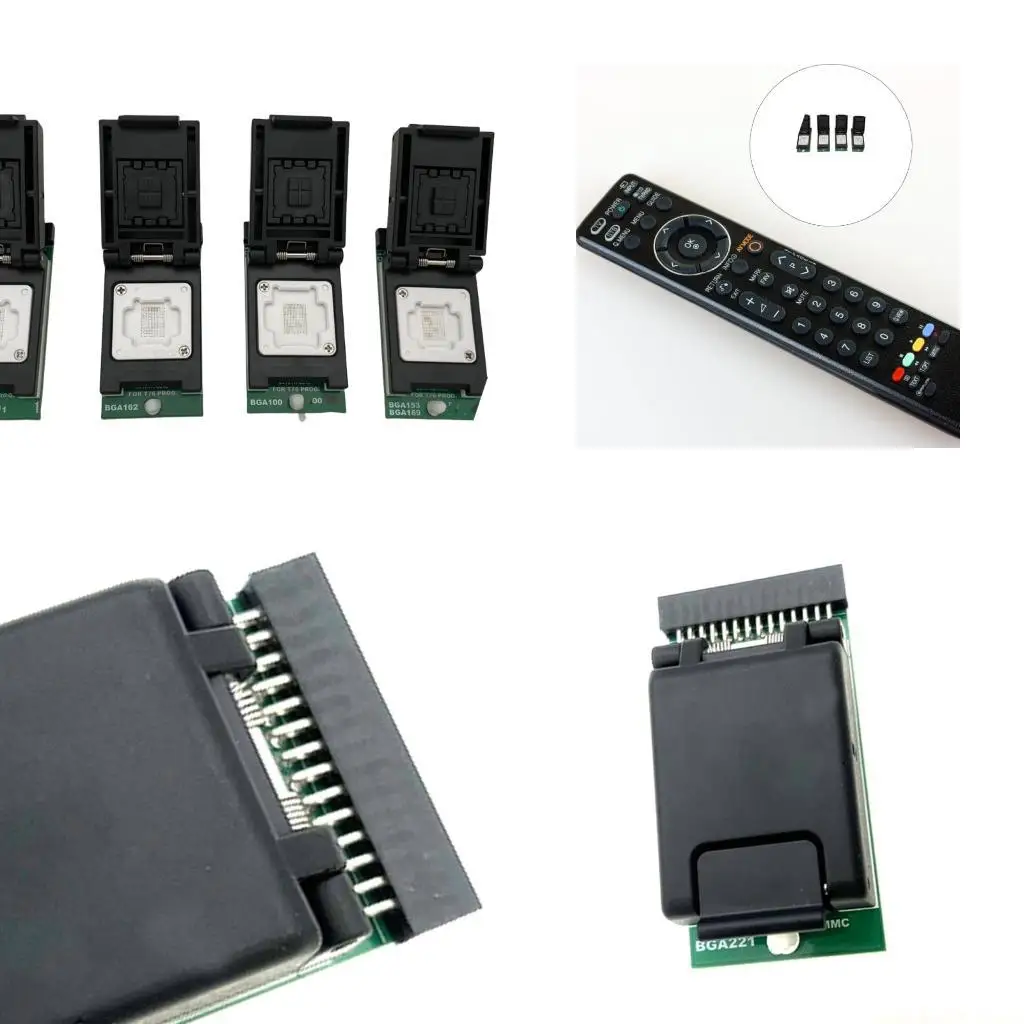 Multipurpose EMMC BGA Chip Adapters Kit Two Head Probes For T76 Programmer With High Temperatures Resistance
Multipurpose EMMC BGA Chip Adapters Kit Two Head Probes For T76 Programmer With High Temperatures Resistance