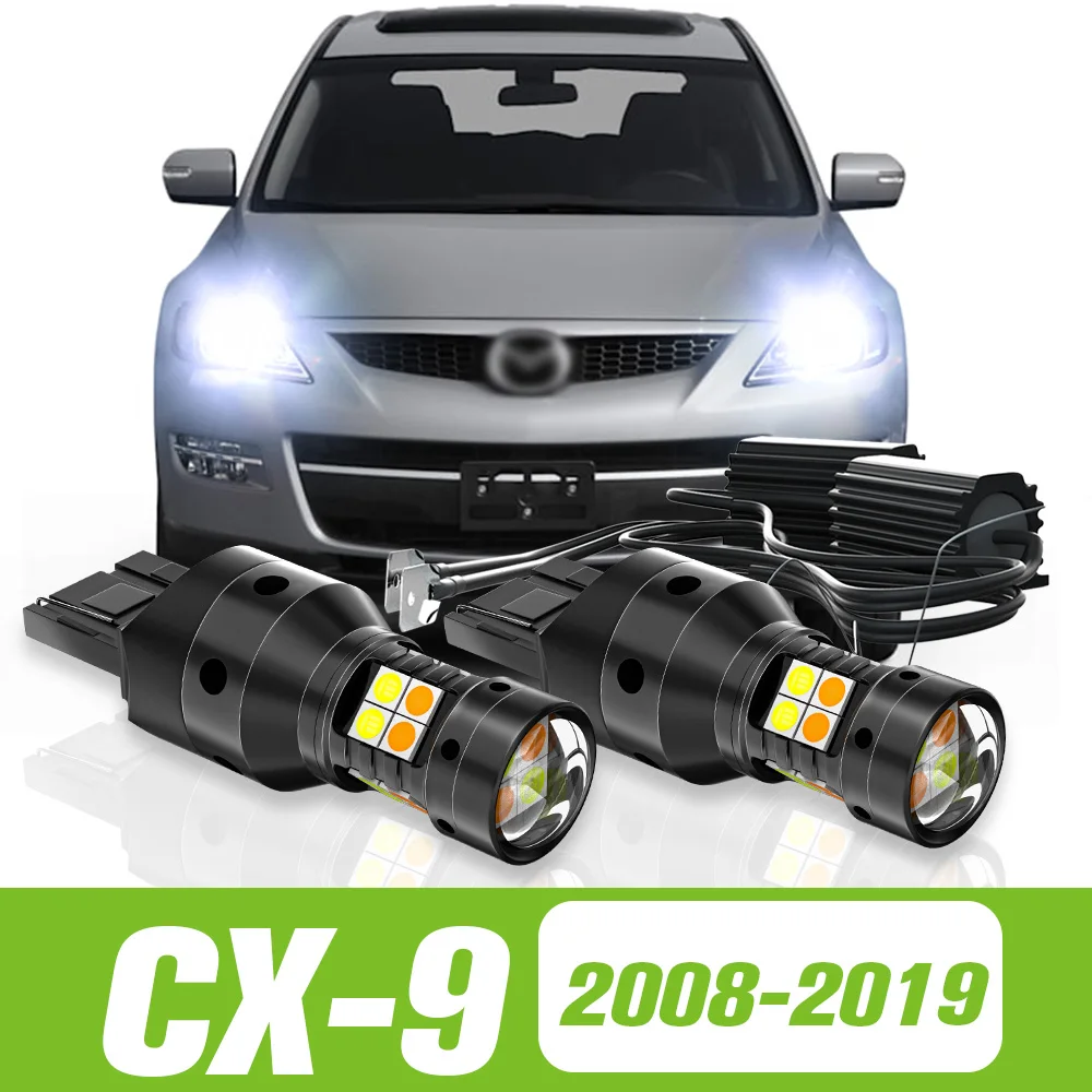 2pcs For Mazda CX-9 CX9 2008-2019 Dual Mode LED Turn Signal+Daytime Running Light DRL 2013 2014 2015 2016 2017 2018 Accessories
2pcs For Mazda CX-9 CX9 2008-2019 Dual Mode LED Turn Signal+Daytime Running Light DRL 2013 2014 2015 2016 2017 2018 Accessories