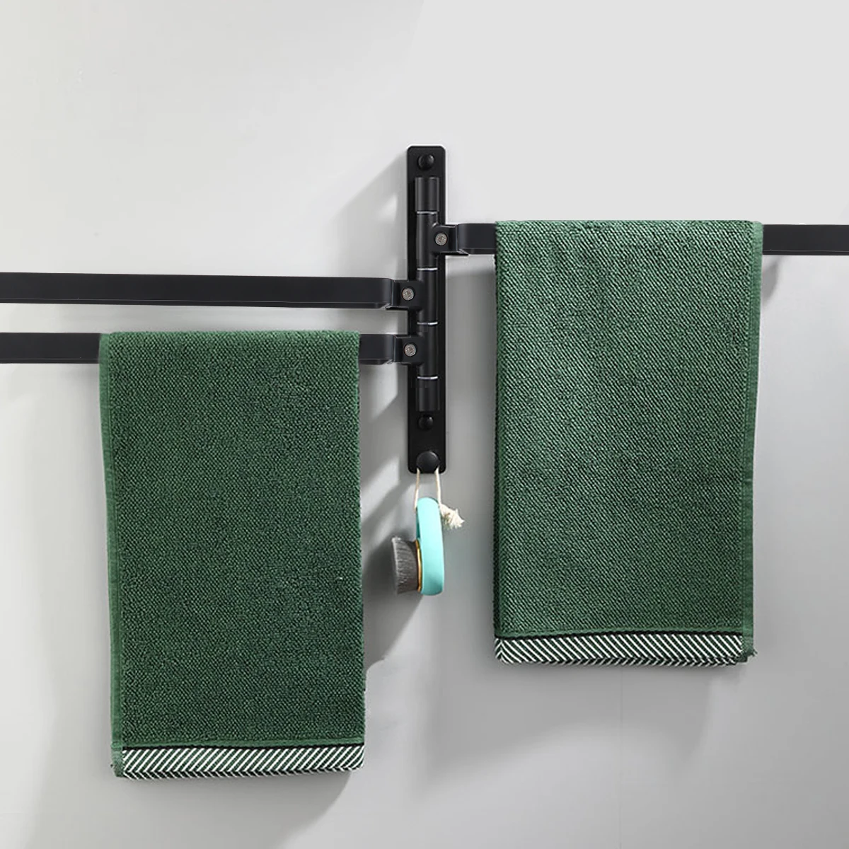 Towel Rack Storage Aluminum Large Capacity Rotatable Non Deforming Black Bathroom Kitchen Space Saving Foldable Towel Bar Holder
Towel Rack Storage Aluminum Large Capacity Rotatable Non Deforming Black Bathroom Kitchen Space Saving Foldable Towel Bar Holder