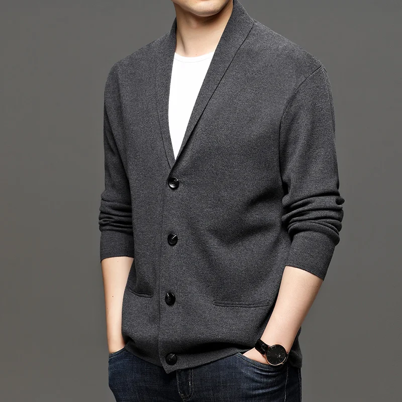 Men's Knitted Cardigan Sweatercoat 2022 Spring and Autumn New Men's Slim Fit Single Breasted Casual Classic Cardigan Jackets
Men's Knitted Cardigan Sweatercoat 2022 Spring and Autumn New Men's Slim Fit Single Breasted Casual Classic Cardigan Jackets