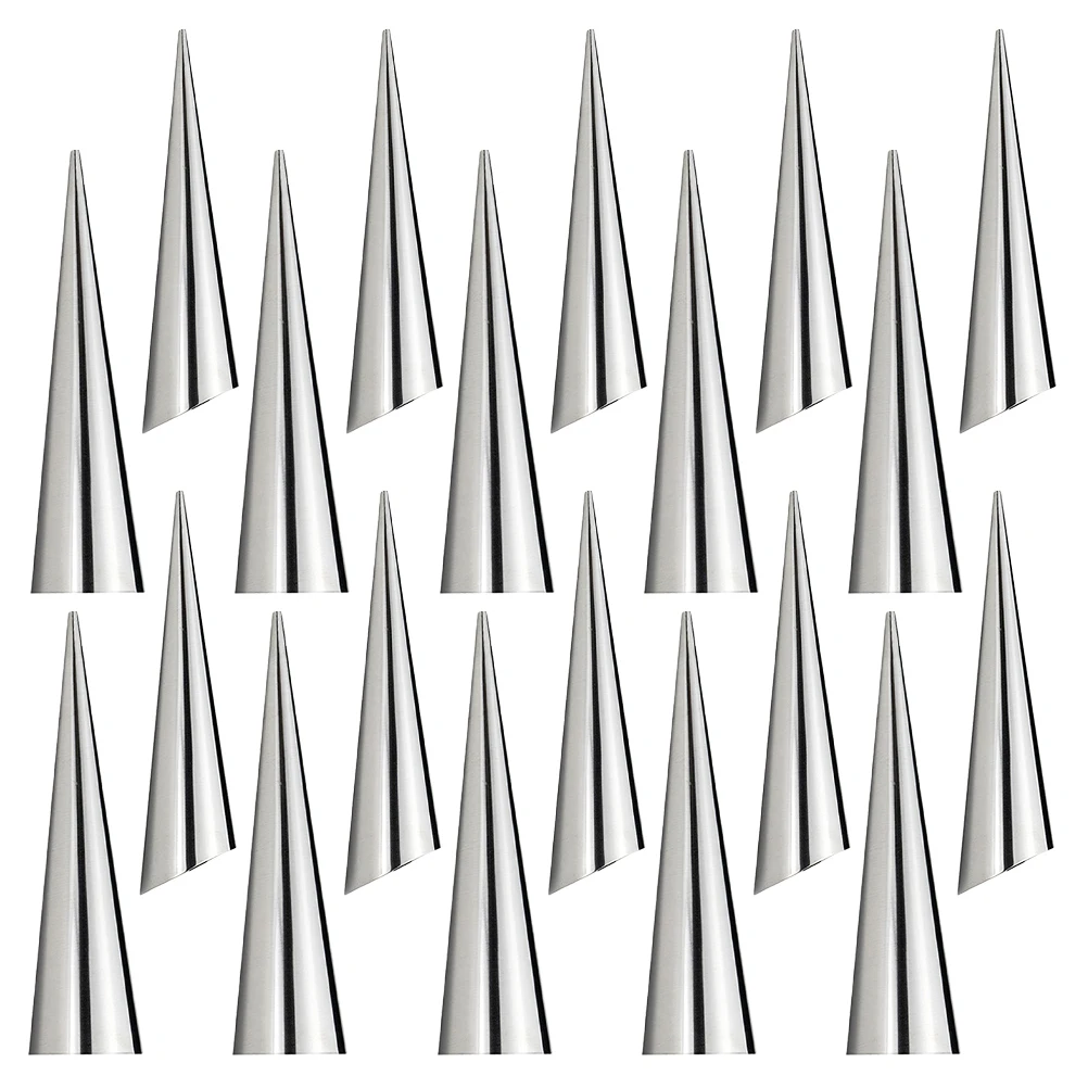 20 pcs Bread Mold Cone Shaped Horn Croissant Tubes Stainless Steel Baking Tools Metal Molds Kitchen Roll Making
20 pcs Bread Mold Cone Shaped Horn Croissant Tubes Stainless Steel Baking Tools Metal Molds Kitchen Roll Making