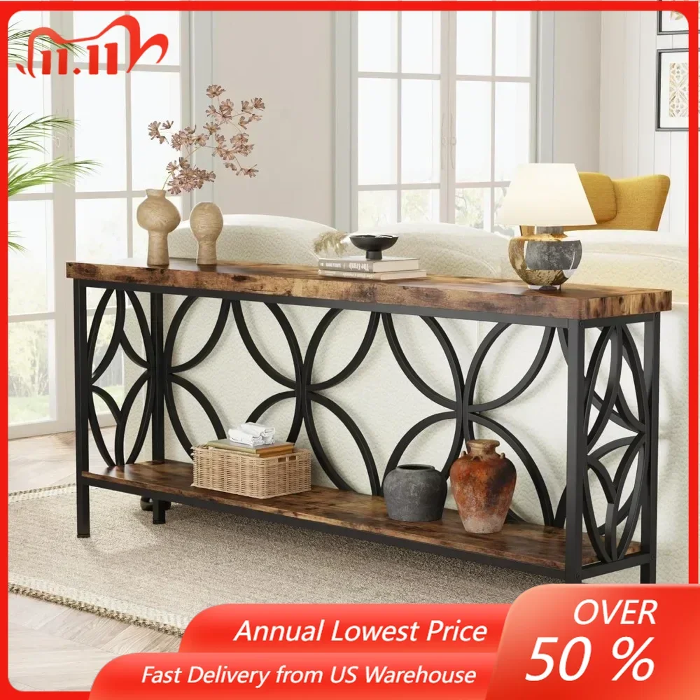 70.9-Inch Narrow Sofa Table, Industrial Long Sofa Table Behind Couch, Entry Console Table with Storage for Entryway, Living Room
70.9-Inch Narrow Sofa Table, Industrial Long Sofa Table Behind Couch, Entry Console Table with Storage for Entryway, Living Room