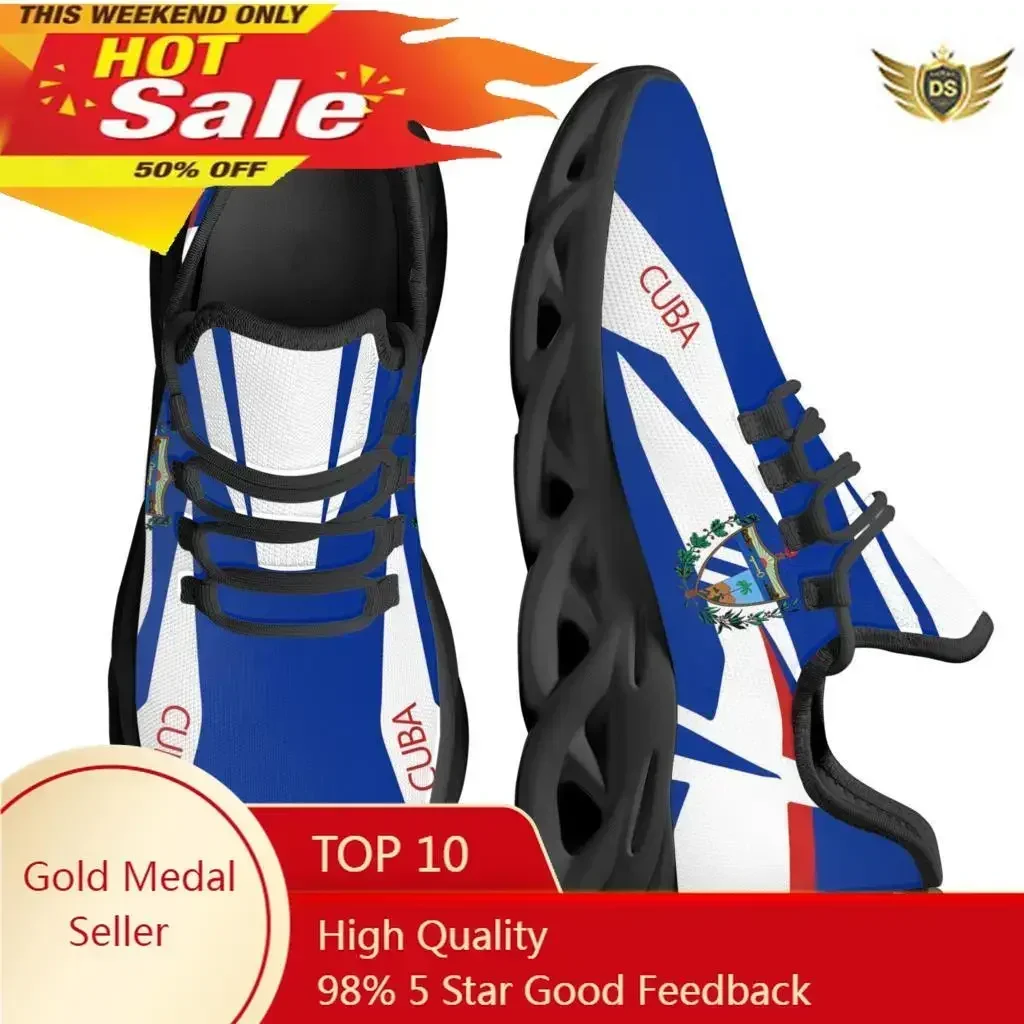 Cuba Flag Cuban Island National Emblem Printed In The Shape Of A Key Lightweight Breathable Sneakers Footwear
Cuba Flag Cuban Island National Emblem Printed In The Shape Of A Key Lightweight Breathable Sneakers Footwear