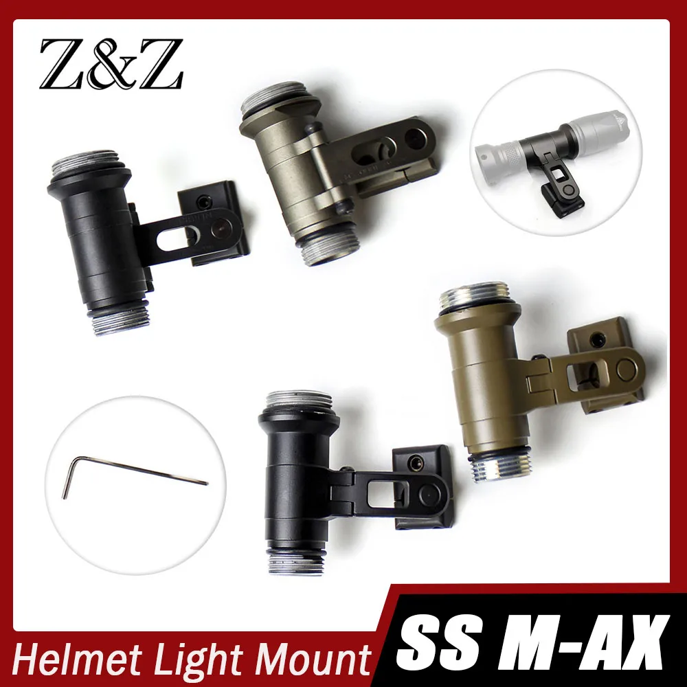 Tactical New SS MAX Bracket Helmet Mount for SF M300 M600 KIJI K1 Tactical Scout Light Metal Flashlight Base Light Body Mount
Tactical New SS MAX Bracket Helmet Mount for SF M300 M600 KIJI K1 Tactical Scout Light Metal Flashlight Base Light Body Mount
