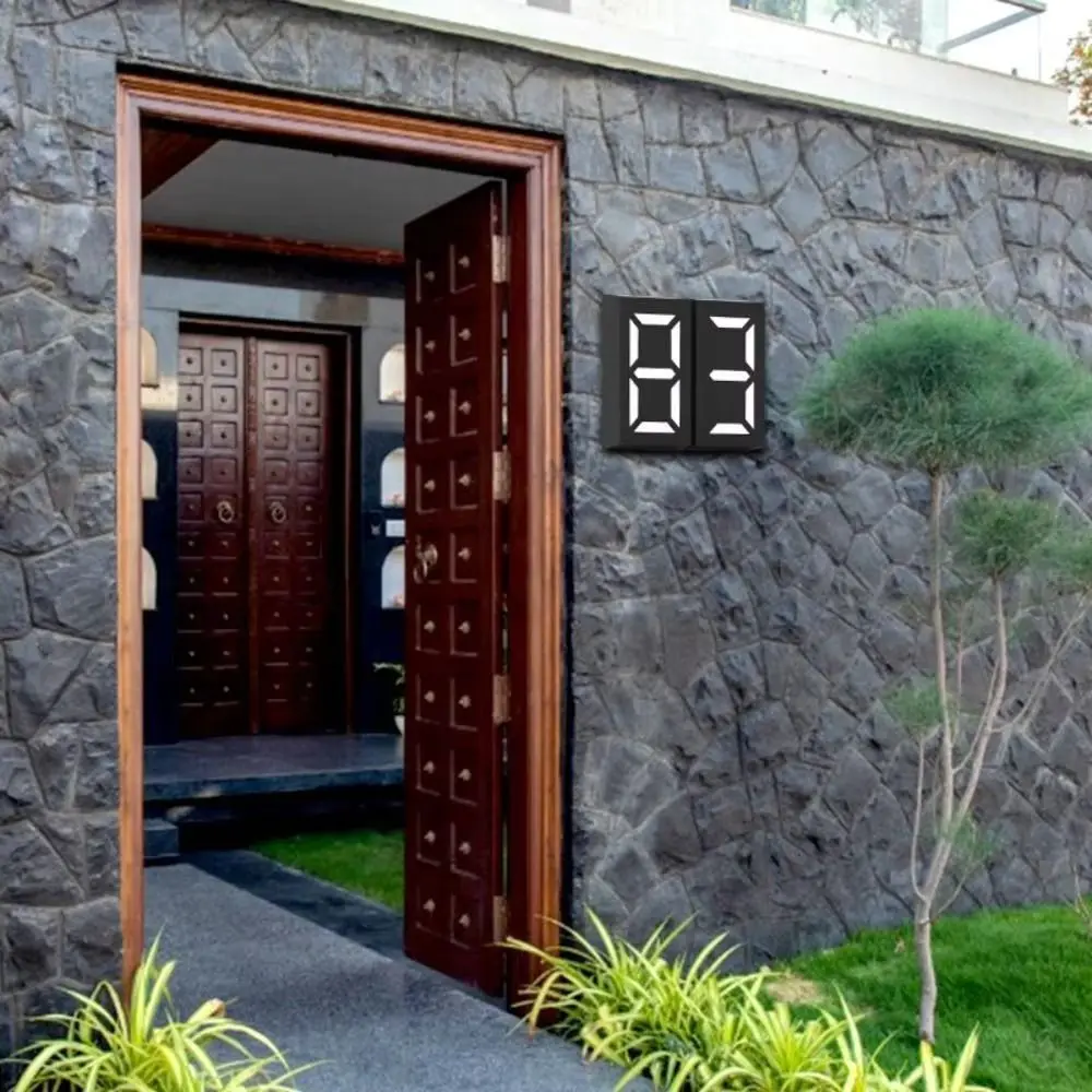 Auto Light Control Solar LED House Number Light Waterproof Construction Solar Powered RGB House Number Light
Auto Light Control Solar LED House Number Light Waterproof Construction Solar Powered RGB House Number Light