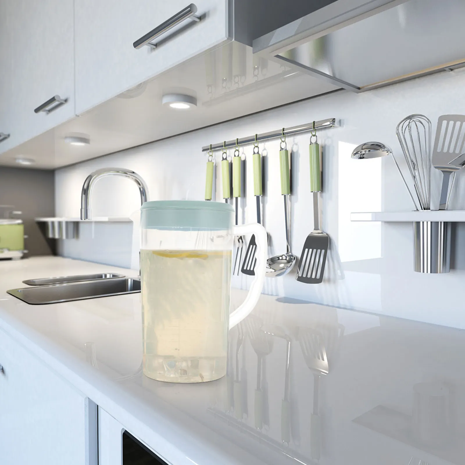 2600Ml Cold Water Pitcher Food-Safe Plastic Beverage Jug Heat Resistant Large Capacity For Juice Milk Tea Picnic Party Blue
2600Ml Cold Water Pitcher Food-Safe Plastic Beverage Jug Heat Resistant Large Capacity For Juice Milk Tea Picnic Party Blue