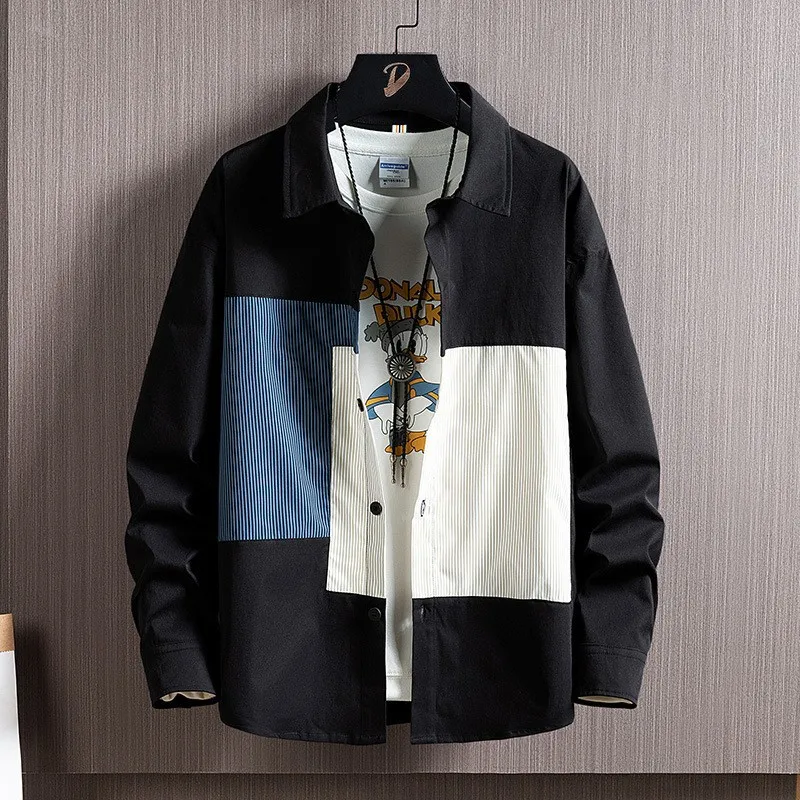Hot Style Fashion Men Shirt Oversized Long Sleeve Shirt Men Blouse Plus Size Patchwork Male Shirt Casual Clothing Men Shirt
Hot Style Fashion Men Shirt Oversized Long Sleeve Shirt Men Blouse Plus Size Patchwork Male Shirt Casual Clothing Men Shirt
