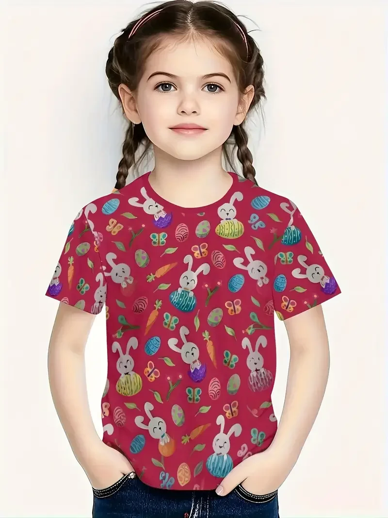 Girl Clothes Summer Crew Neck Short Sleeves 3D Print Cartoon Animal Trendy Girls Children's T-Shirt Casual Children's Clothing
Girl Clothes Summer Crew Neck Short Sleeves 3D Print Cartoon Animal Trendy Girls Children's T-Shirt Casual Children's Clothing