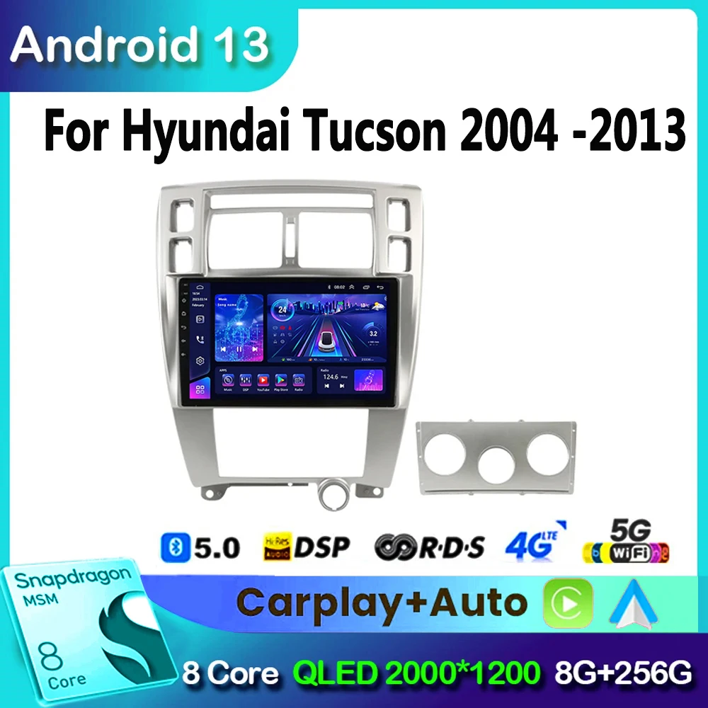 Автомагнитола на Android, мультимедийный проигрыватель для Hyundai Tucson 2004-2009, мультимедийный стерео проигрыватель с GPS Навигатором, автомагнитола Carplay
Автомагнитола на Android, мультимедийный проигрыватель для Hyundai Tucson 2004-2009, мультимедийный стерео проигрыватель с GPS Навигатором, автомагнитола Carplay