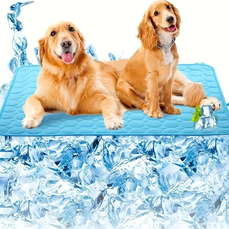 Self-Cooling Pet Cooling Mat - Instant Heat Relief Dog Bed for Summer - Portable, Durable & Comfortable Cushion Blanket
Self-Cooling Pet Cooling Mat - Instant Heat Relief Dog Bed for Summer - Portable, Durable & Comfortable Cushion Blanket