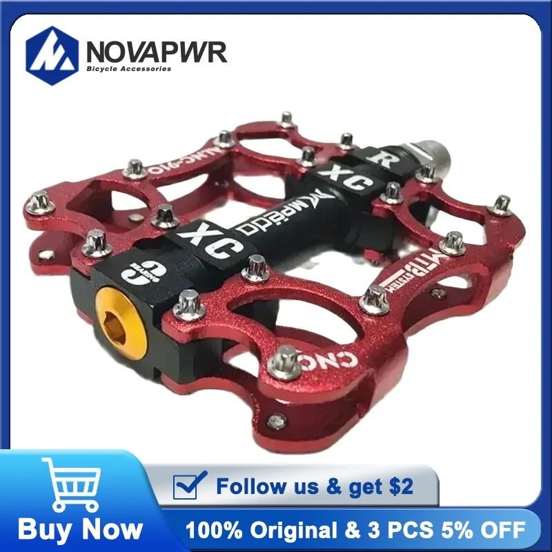 2-Bearing Bike Pedals, Anti-Slip Aluminum Alloy for MTB BMX & Road Bikes, Durable Cycling Accessories
2-Bearing Bike Pedals, Anti-Slip Aluminum Alloy for MTB BMX & Road Bikes, Durable Cycling Accessories