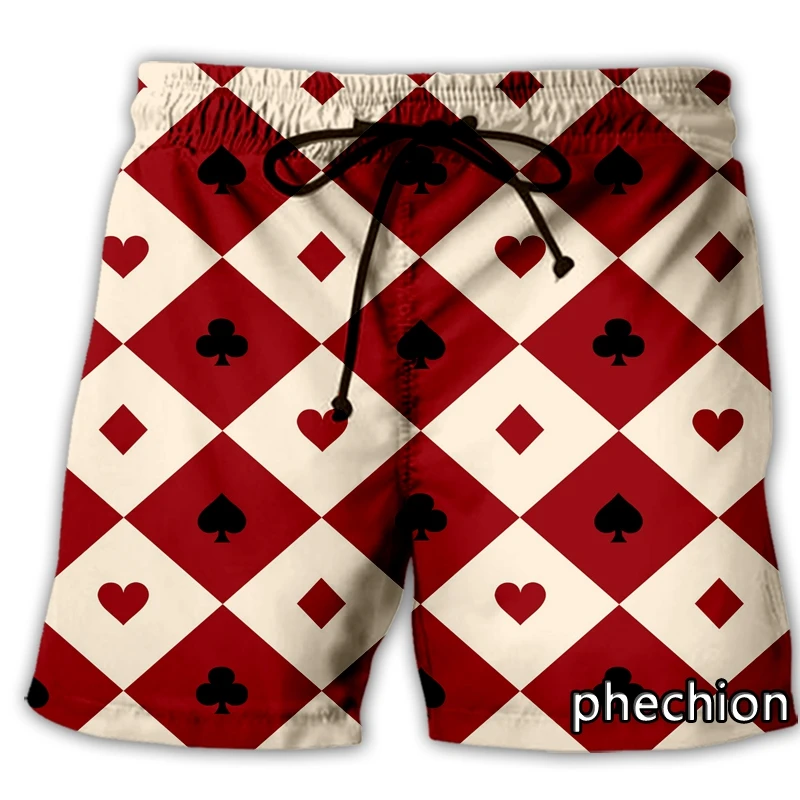 Новые мужские/женские повседневные шорты phechion с 3D принтом игральных карт, модная уличная одежда, мужские свободные спортивные шорты L109
Новые мужские/женские повседневные шорты phechion с 3D принтом игральных карт, модная уличная одежда, мужские свободные спортивные шорты L109