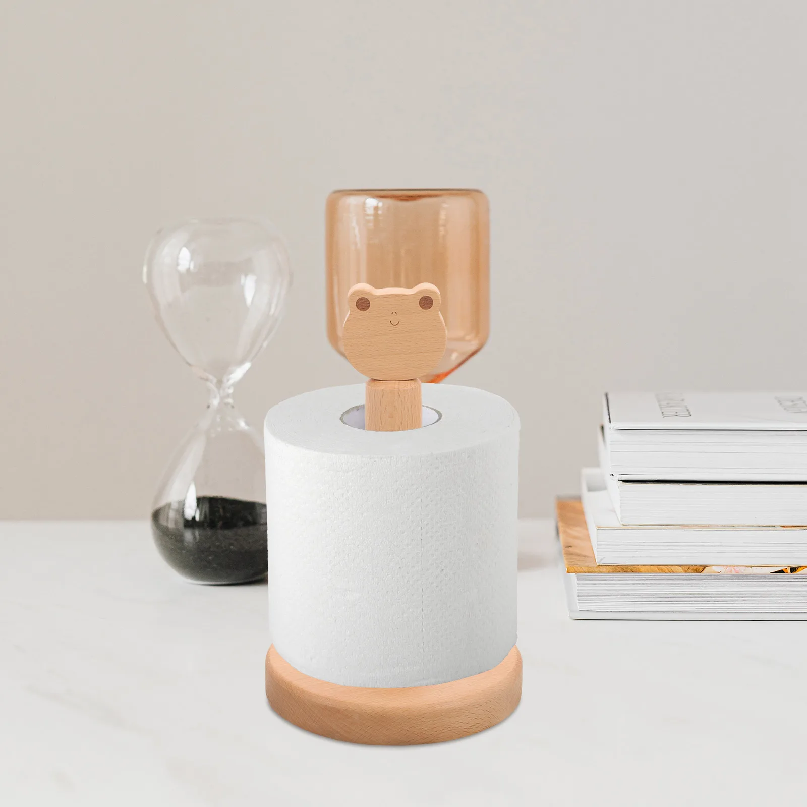 Wooden Paper Towel Holder Counter Frog Kitchen Decor Bathroom Desktop Holders Stand
Wooden Paper Towel Holder Counter Frog Kitchen Decor Bathroom Desktop Holders Stand