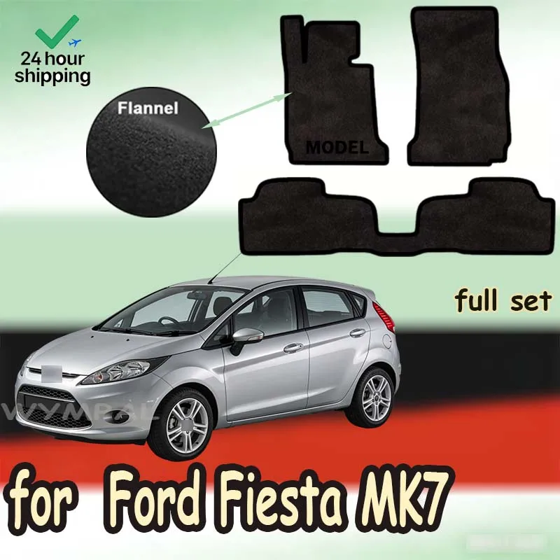 Nylon Suede Velour rugs set for Ford Fiesta MK7 hatchback (2008-2011) -Black
Nylon Suede Velour rugs set for Ford Fiesta MK7 hatchback (2008-2011) -Black
