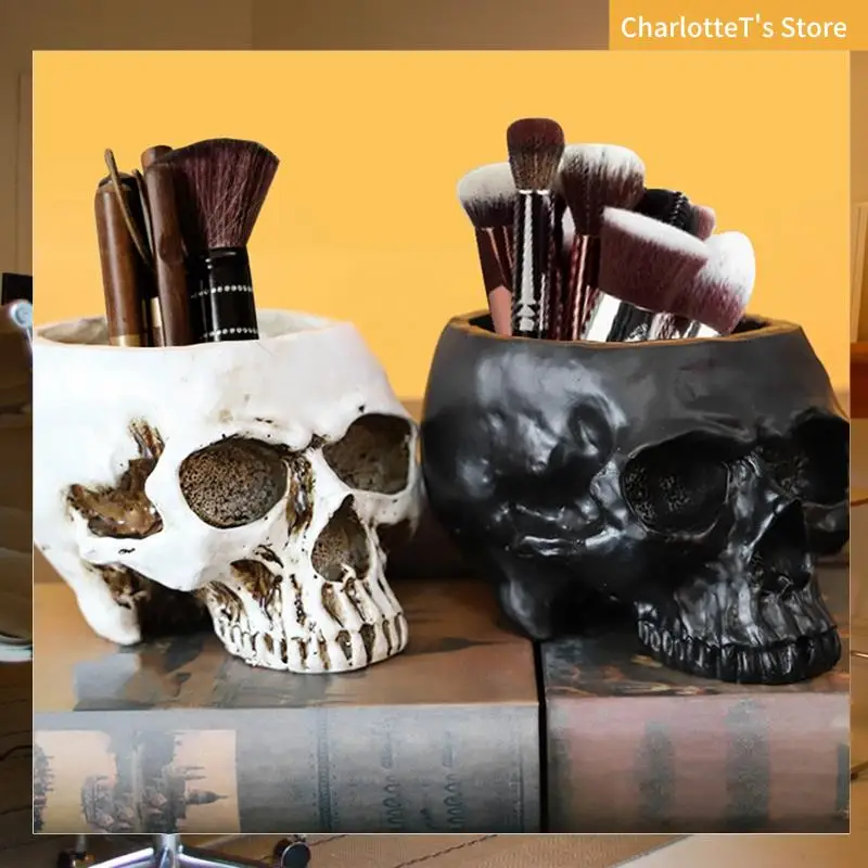 Resin Human Skull Model Flowerpot Workmanship Skull Planter Pot Attractive Multifunctional For Home-ABLI
Resin Human Skull Model Flowerpot Workmanship Skull Planter Pot Attractive Multifunctional For Home-ABLI