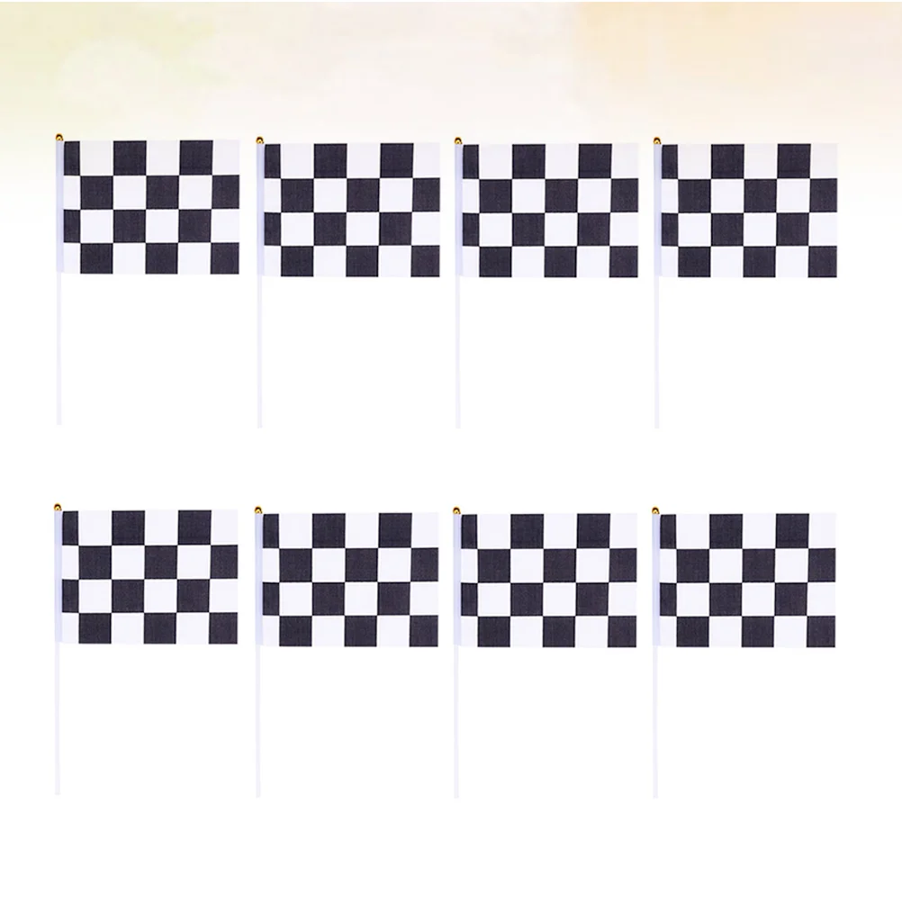 24 Pcs Racing Flag Flags Black and White Banner Wall Mounted Pole Kit Race Waving
24 Pcs Racing Flag Flags Black and White Banner Wall Mounted Pole Kit Race Waving
