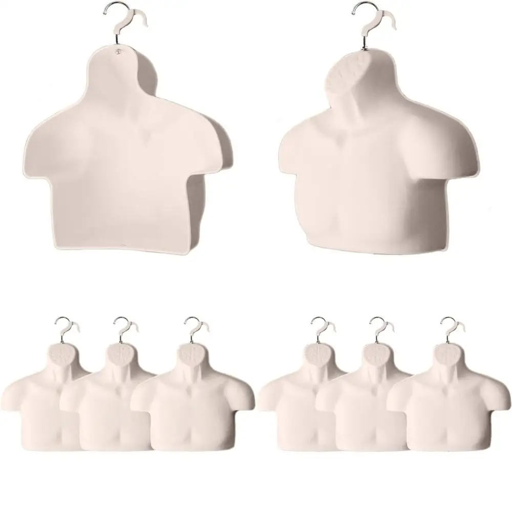 S-M Size Male Mannequin Set of 3, Plastic Chest, Hollow Back, Hanging Hook
S-M Size Male Mannequin Set of 3, Plastic Chest, Hollow Back, Hanging Hook