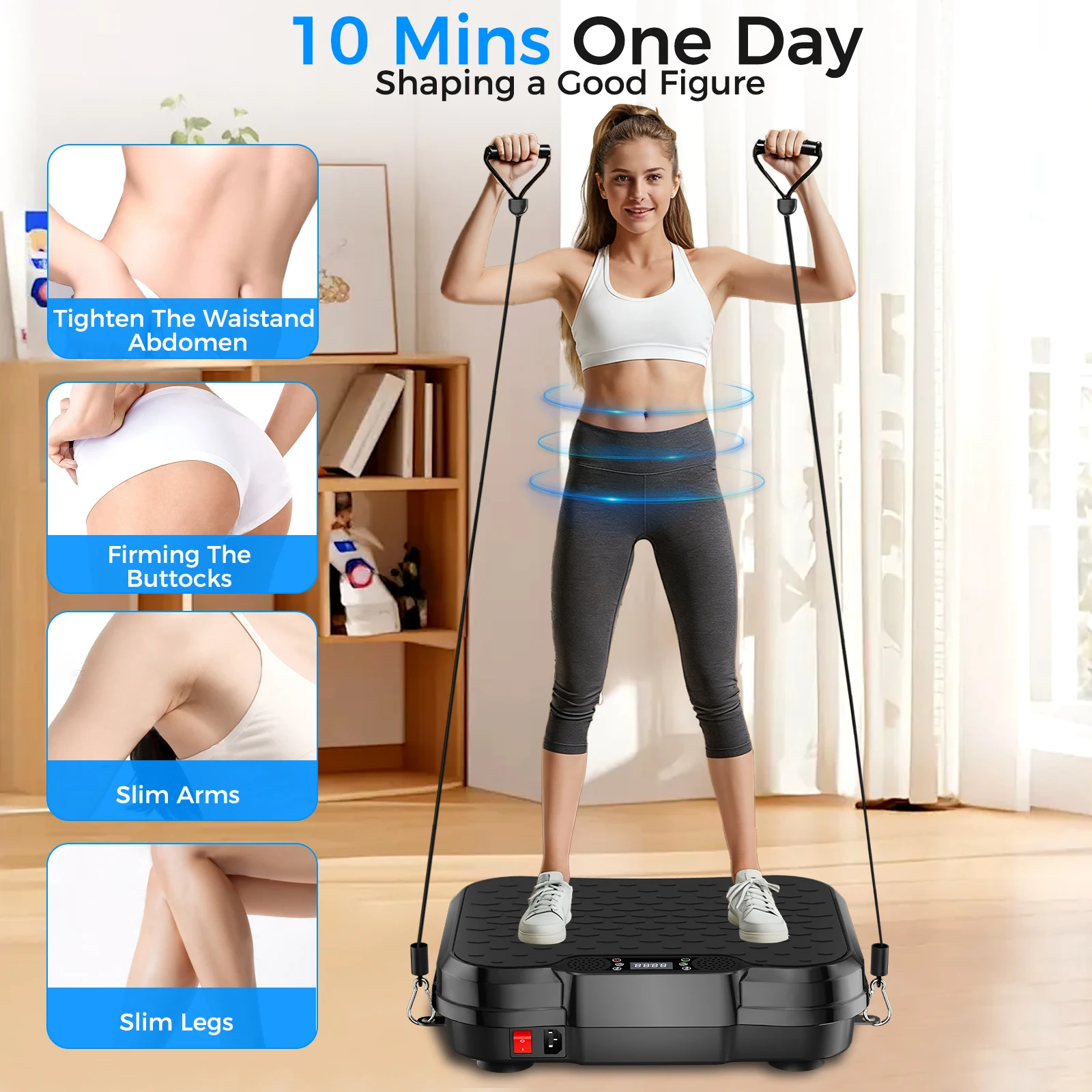 Modern Fitness Exercise Vibration Plate Home Rehabilitation Training Motivation Device 2026
Modern Fitness Exercise Vibration Plate Home Rehabilitation Training Motivation Device 2026
