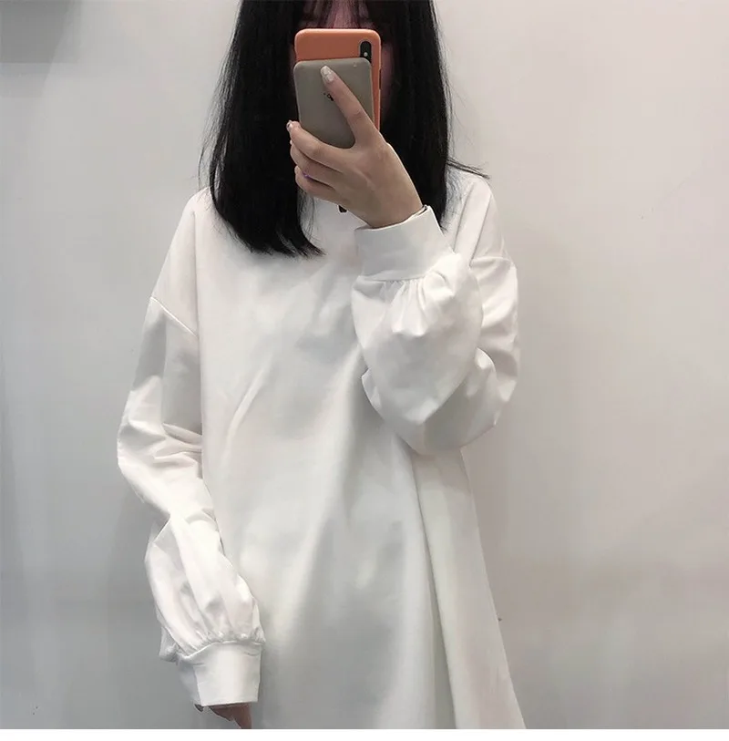 Female Korean Dress Female Assembly Belt T-shirt Skirt Female Waist Is Thin Spring and Autumn Solid Color Long-sleeved Dress
Female Korean Dress Female Assembly Belt T-shirt Skirt Female Waist Is Thin Spring and Autumn Solid Color Long-sleeved Dress