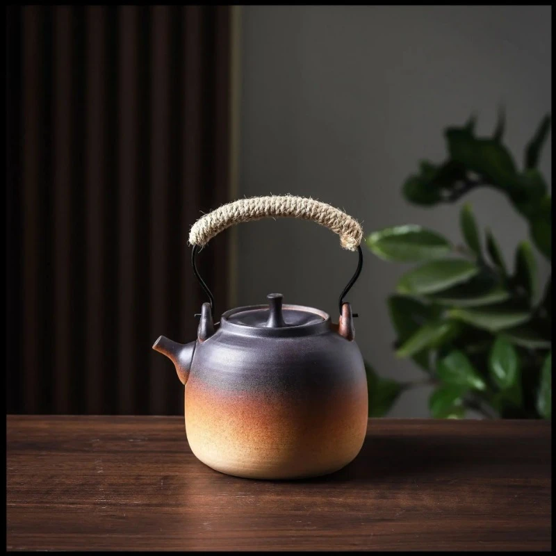 Large Tea kettle infuser Home Ceramic boil tea pot Heat-resistant ceramic tea pot set Gas Charcoal stove Chinese Kung fu teapot
Large Tea kettle infuser Home Ceramic boil tea pot Heat-resistant ceramic tea pot set Gas Charcoal stove Chinese Kung fu teapot