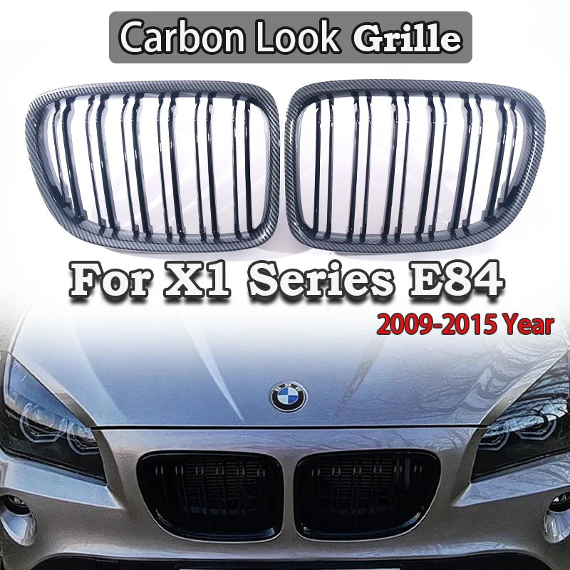 Double Slat Kidney Grille Gloss Matte Black M Tri-Color Chrome Frame Silver Black Center Half Carbon Fiber For X1 E84 2009-2015
Double Slat Kidney Grille Gloss Matte Black M Tri-Color Chrome Frame Silver Black Center Half Carbon Fiber For X1 E84 2009-2015
