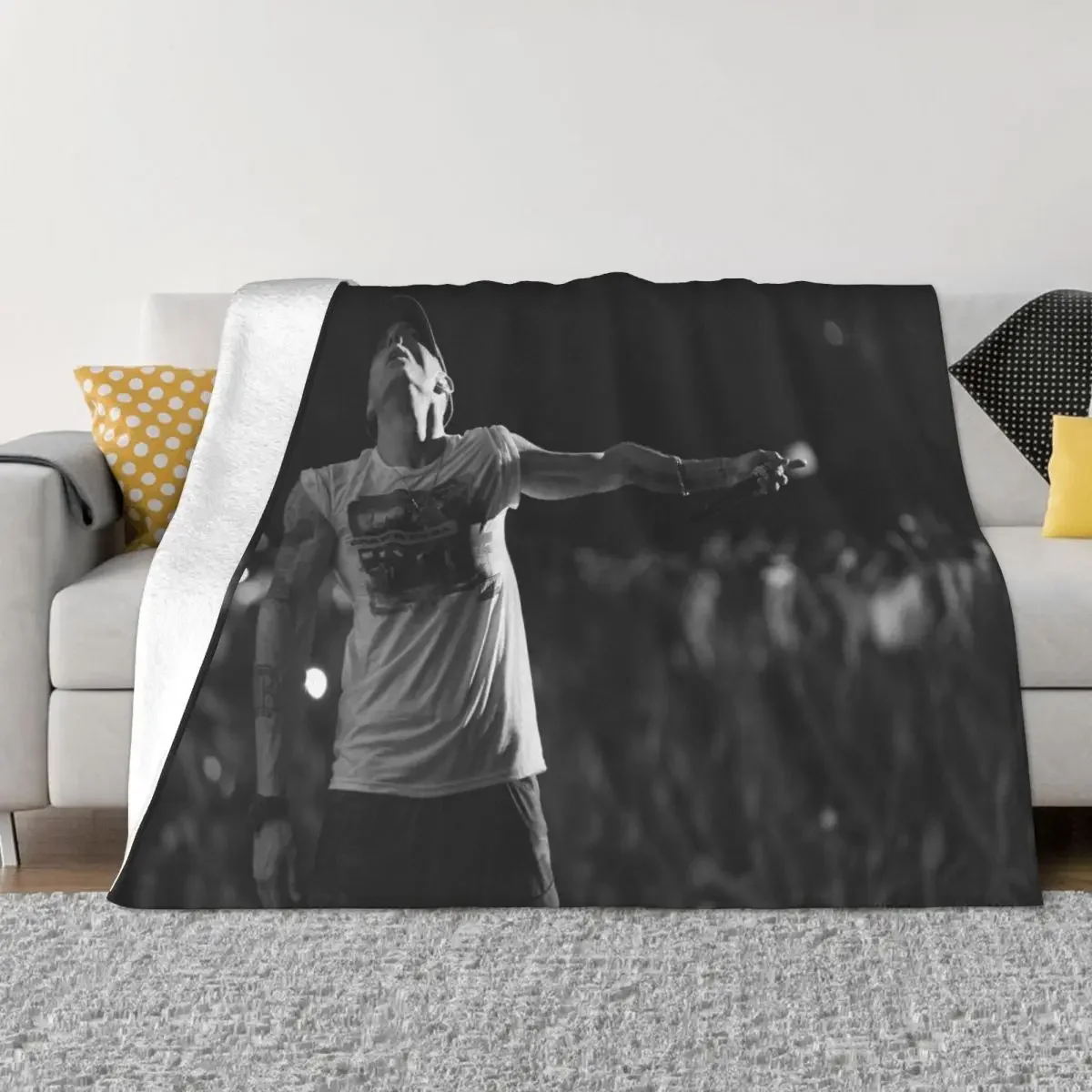 Eminem Pop Rapper Baby Blanket Flannel Textile Decor Multi-function Warm Lightweight Thin Babe Carpetss For Bed Couch Quilt
Eminem Pop Rapper Baby Blanket Flannel Textile Decor Multi-function Warm Lightweight Thin Babe Carpetss For Bed Couch Quilt