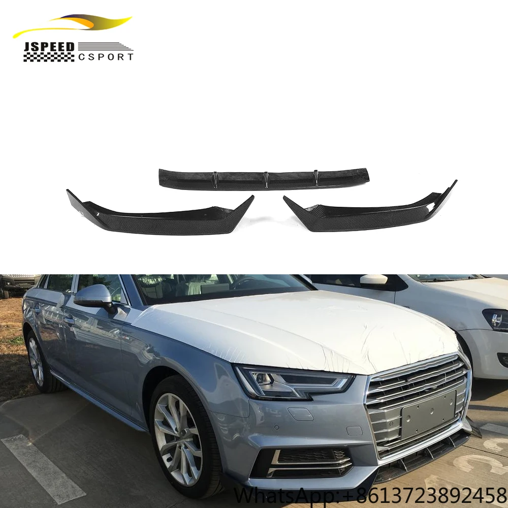 Carbon Fiber Front Bumper Lip for Audi A4 B9 SLINE S4 17-18 
Carbon Fiber Front Bumper Lip for Audi A4 B9 SLINE S4 17-18