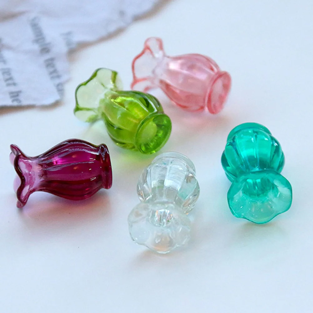 5pcs Mini Vase Set Decorations Plastic Resin Lightweight Home Table Decor Miniatures Sets Realistic Details Simple Application
5pcs Mini Vase Set Decorations Plastic Resin Lightweight Home Table Decor Miniatures Sets Realistic Details Simple Application