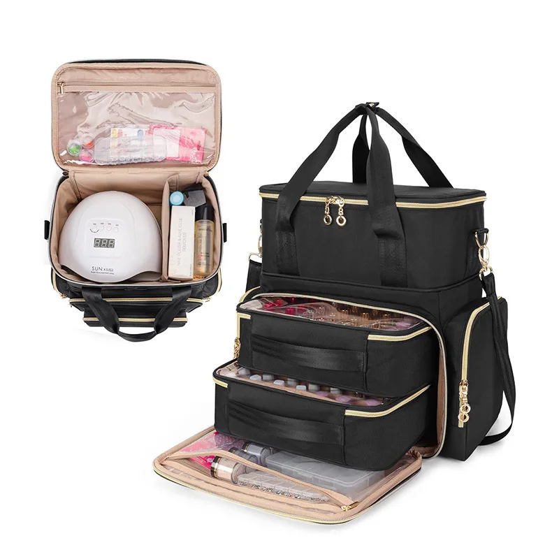 Nail Artist Bag Portable Nail Polish Storage Bag Manicure Kit Case With 2 Removable Cases Storage Bag Essential Oil Storage Box
Nail Artist Bag Portable Nail Polish Storage Bag Manicure Kit Case With 2 Removable Cases Storage Bag Essential Oil Storage Box
