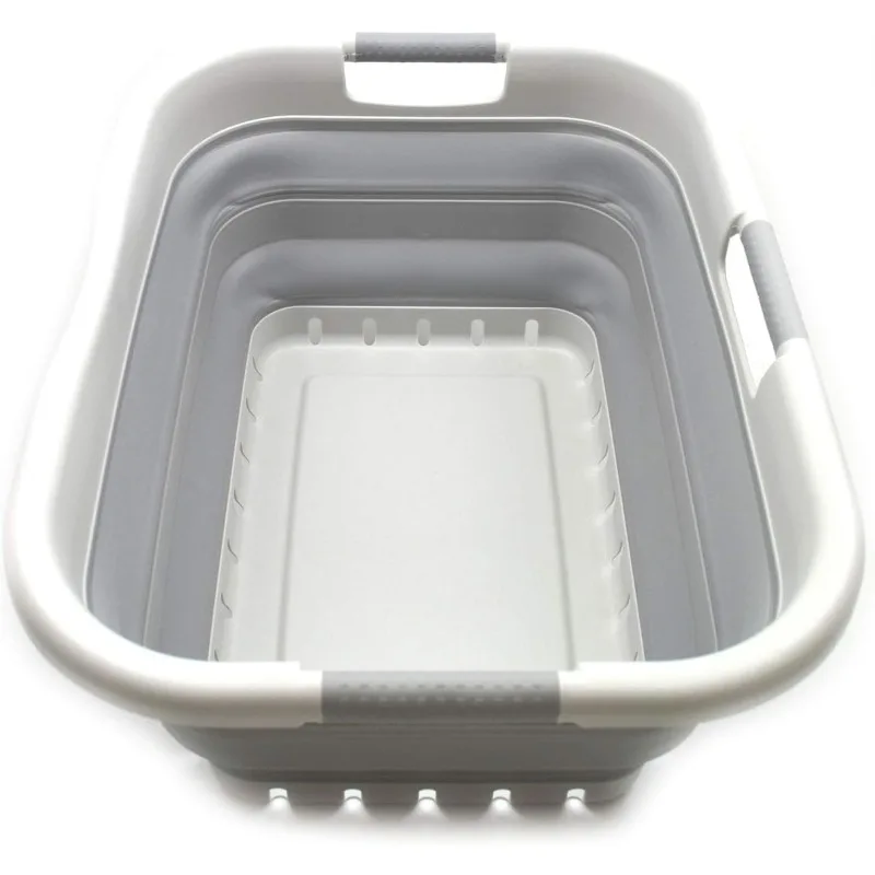 41L (10.8 gallon) Collapsible Plastic Laundry Basket - Foldable Pop Up Storage Container/Organizer - Portable Washing Tub
41L (10.8 gallon) Collapsible Plastic Laundry Basket - Foldable Pop Up Storage Container/Organizer - Portable Washing Tub