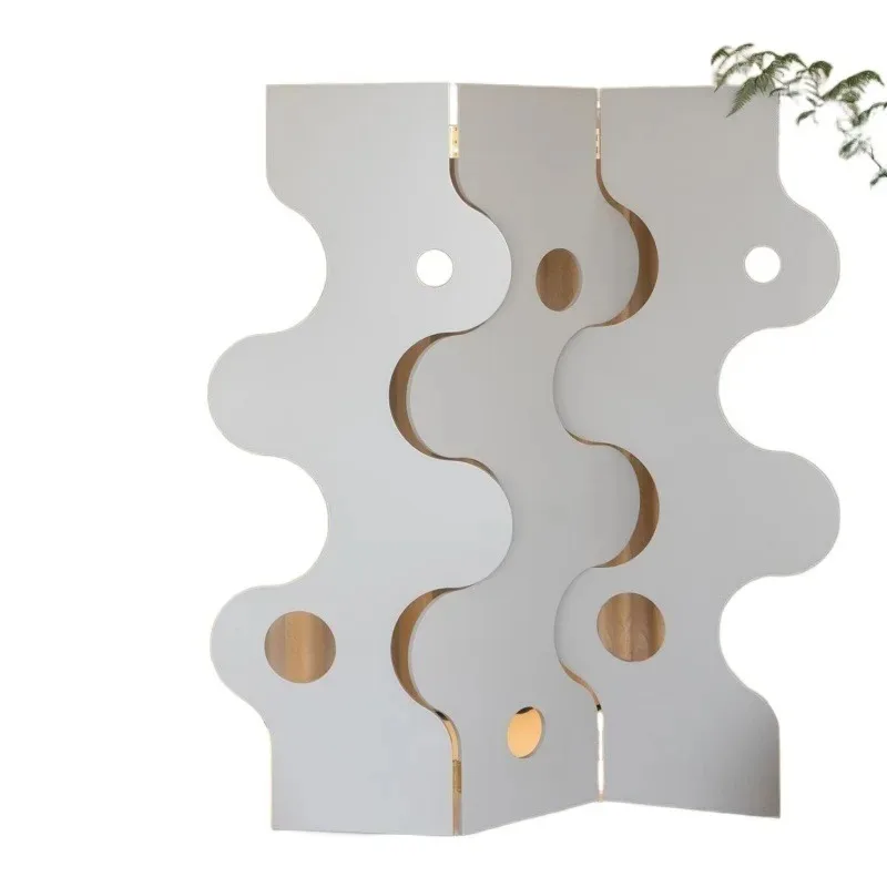 Simple medieval hollow multi-layer solid wood screen partition barber shop floor movable art office mobile wall
Simple medieval hollow multi-layer solid wood screen partition barber shop floor movable art office mobile wall