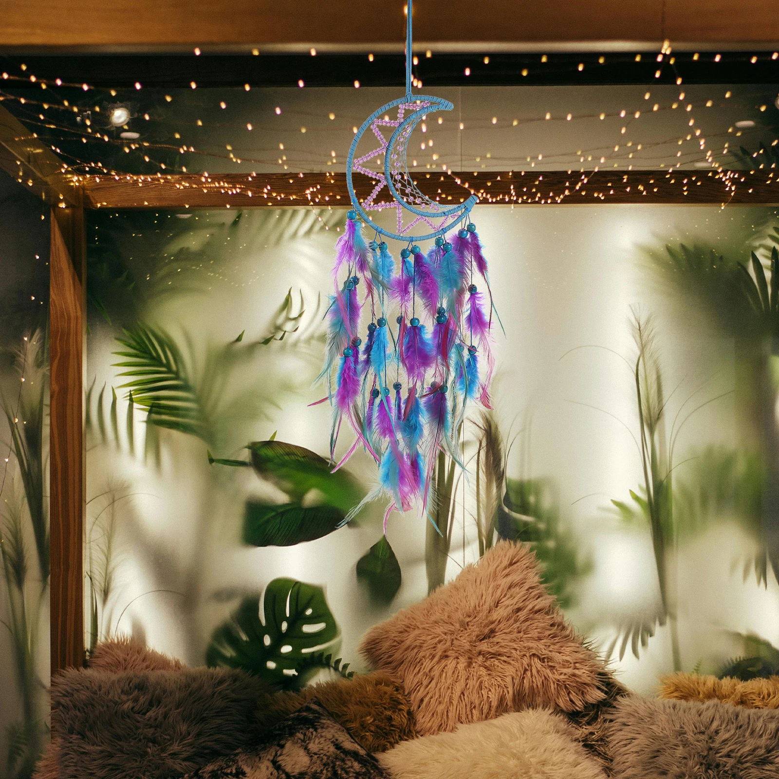 Dream Catcher Home Decoration Moon Dream Catcher Wall Hanging Decoration Home Pendant Indoor Pendant Room Decor
Dream Catcher Home Decoration Moon Dream Catcher Wall Hanging Decoration Home Pendant Indoor Pendant Room Decor