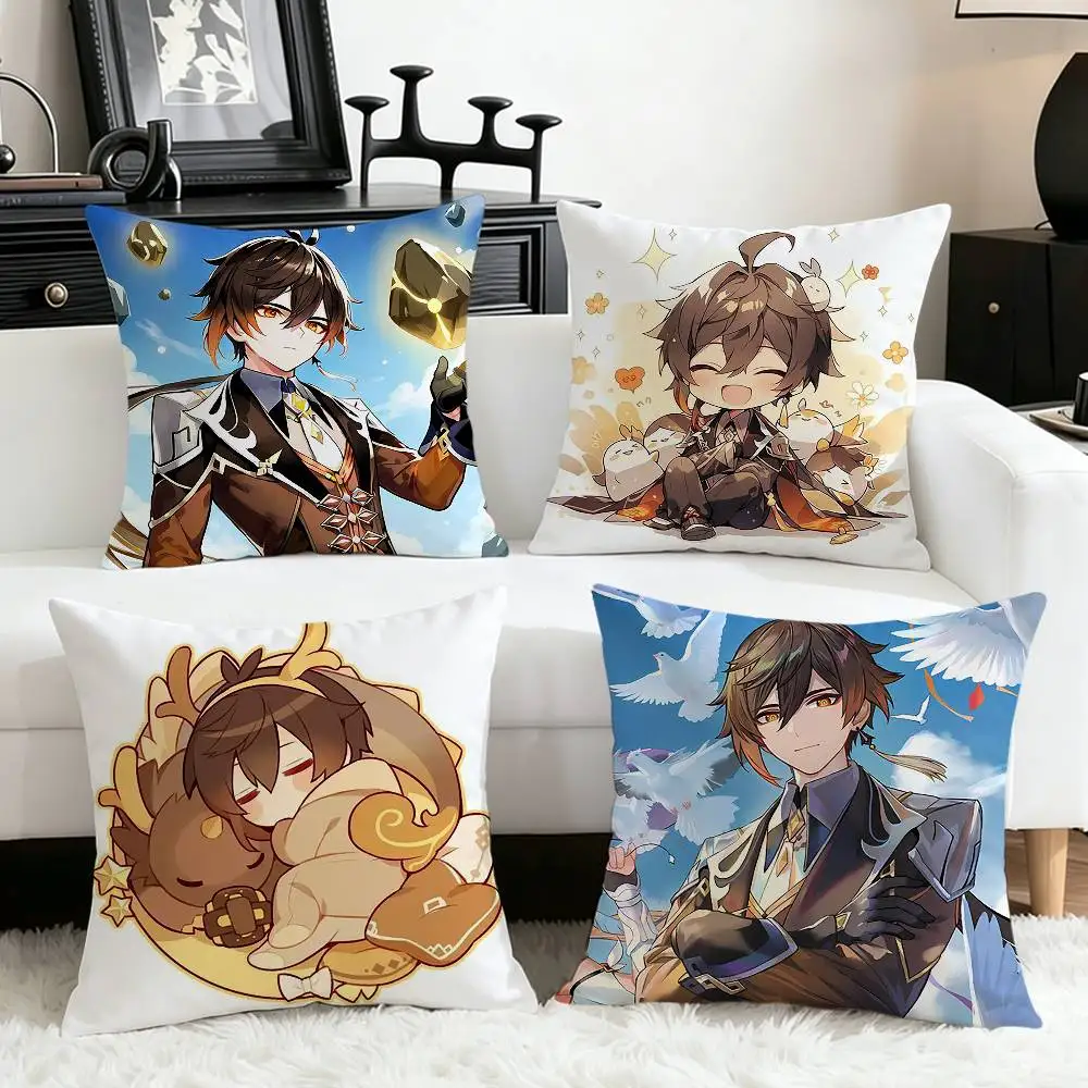 Zhongli Various Sizes Square Pillow Case For Car Home Bedchamber Decor
Zhongli Various Sizes Square Pillow Case For Car Home Bedchamber Decor