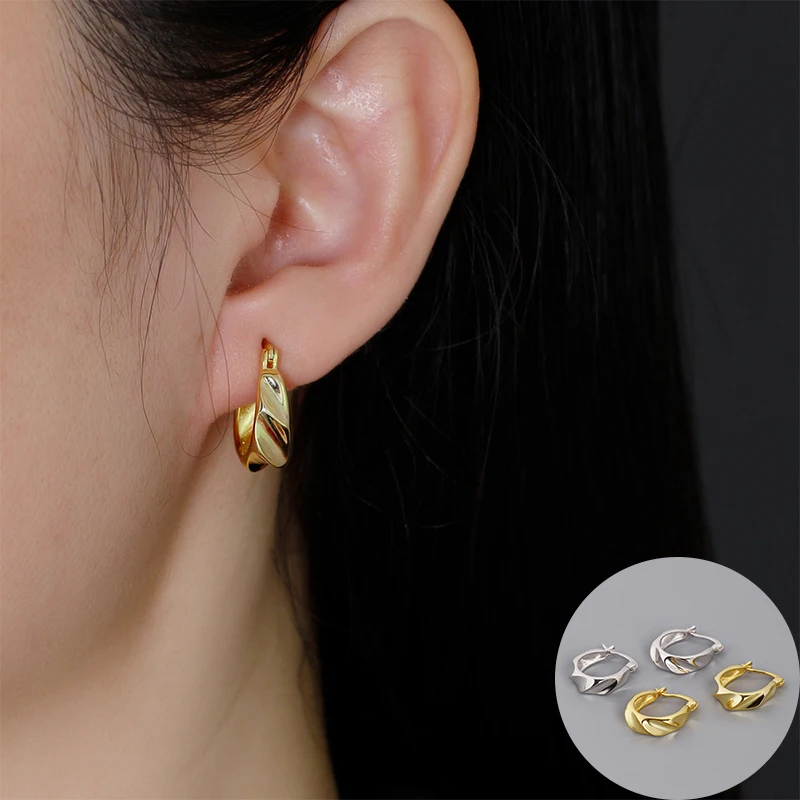 100% 925 Sterling Silver Geometric Earring for Women Girl Simple Irregular Wave Circle Design Jewelry Party Gift Dropshipping
100% 925 Sterling Silver Geometric Earring for Women Girl Simple Irregular Wave Circle Design Jewelry Party Gift Dropshipping