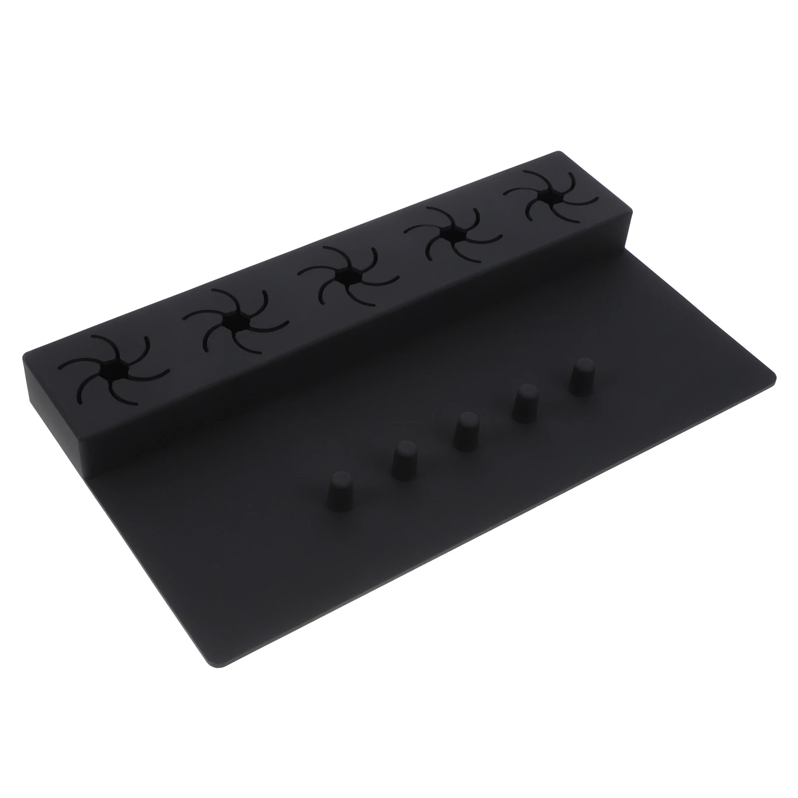 Silicone Nail Polish Holder Rack 5 Grooves for Bottles Preventing Drips Spills Custom Gel Bottle Nail Tool
Silicone Nail Polish Holder Rack 5 Grooves for Bottles Preventing Drips Spills Custom Gel Bottle Nail Tool