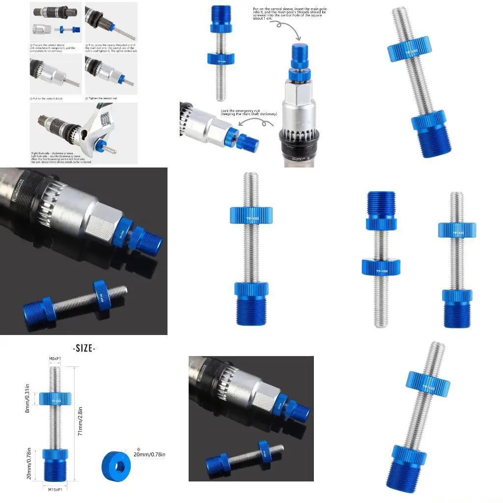 31BE Stainless Steel Antislip Bike Maintenance Nonslip Bottom Brackets Aid
31BE Stainless Steel Antislip Bike Maintenance Nonslip Bottom Brackets Aid