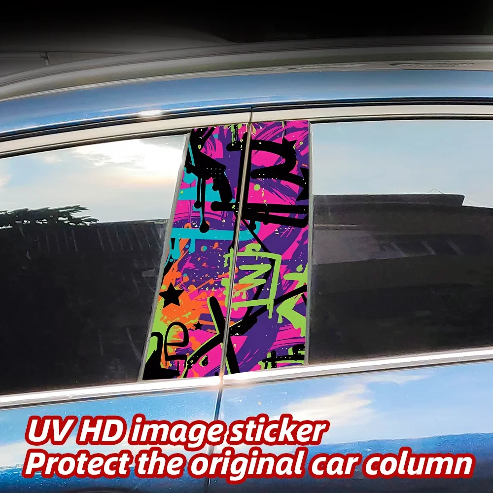 Graffiti Car Stickers Waterproof Auto B Pillar Decor Cover Scratches Durable Car Doors Pillar Vinyl Decals Vehicle Decors
Graffiti Car Stickers Waterproof Auto B Pillar Decor Cover Scratches Durable Car Doors Pillar Vinyl Decals Vehicle Decors