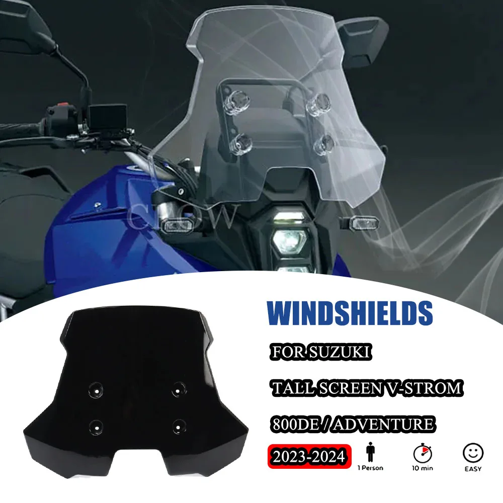 Wind Shield Windshields Tall Windscreen High Screen Deflector Protect 2023-2024 FOR Suzuki Tall Screen V-Strom 800DE / Adventure
Wind Shield Windshields Tall Windscreen High Screen Deflector Protect 2023-2024 FOR Suzuki Tall Screen V-Strom 800DE / Adventure